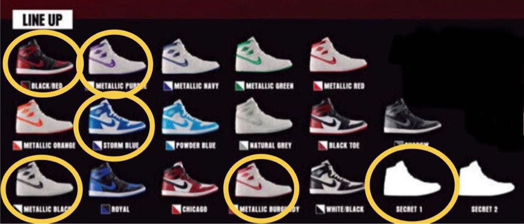 Nike Air Jordan 1 ガシャポン 6個セットNIKE