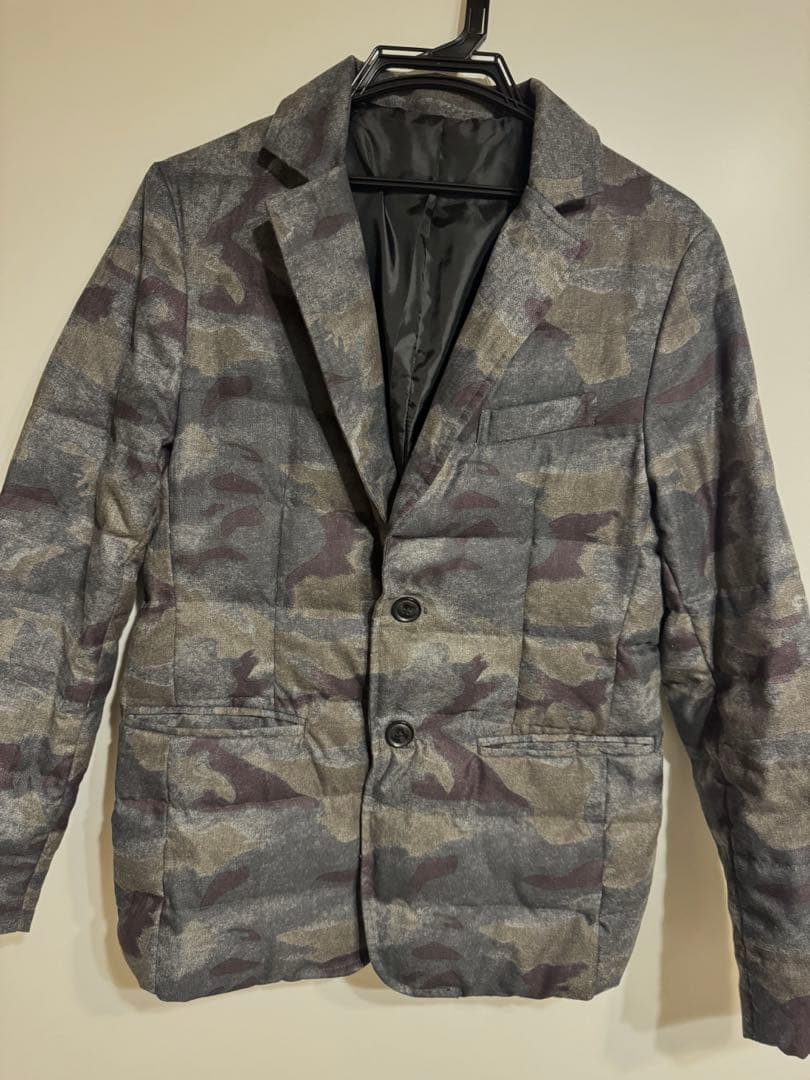 迷彩柄キルティングジャケット