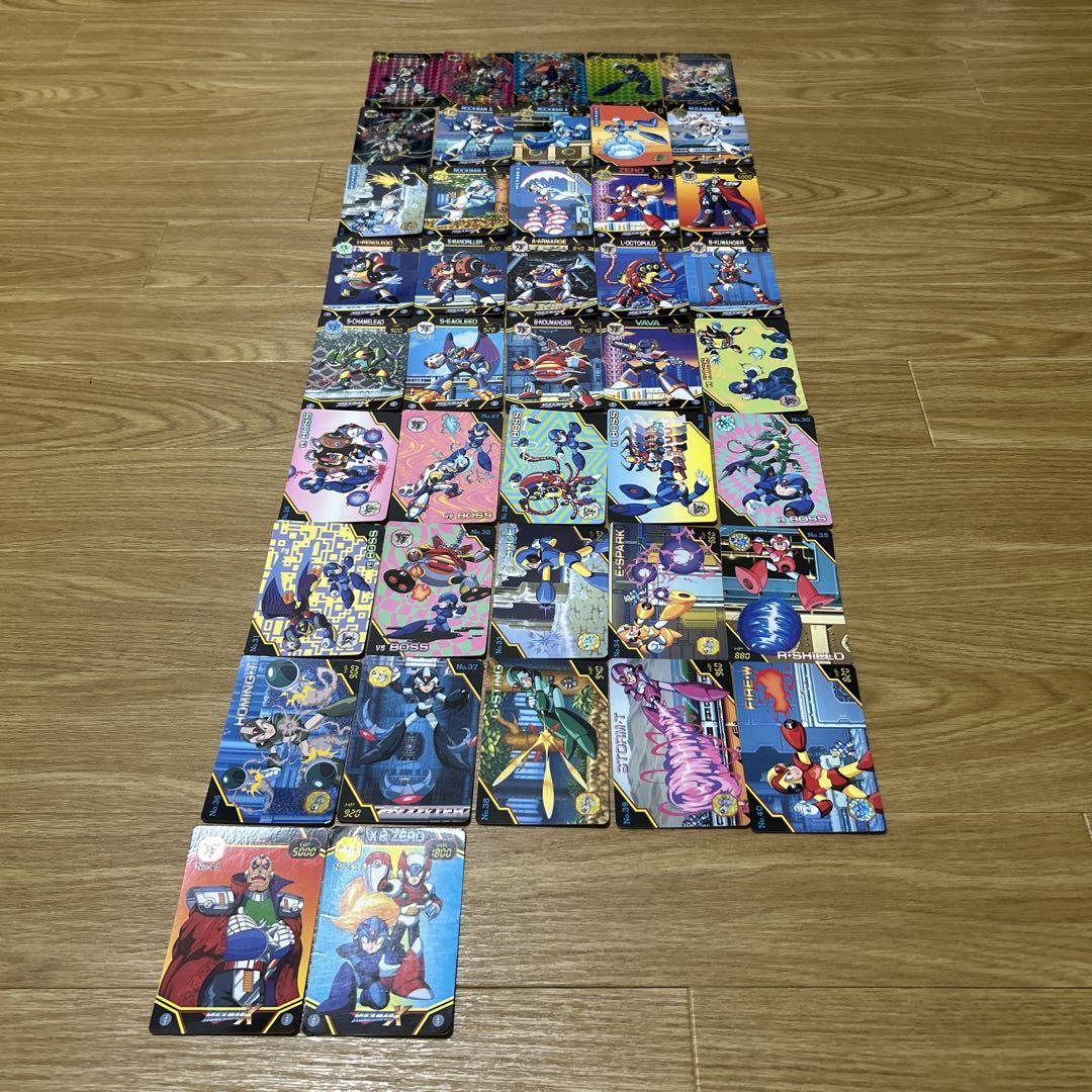 シャオさま専用　ロックマンX カードダス　当時物1993年　No.1-42