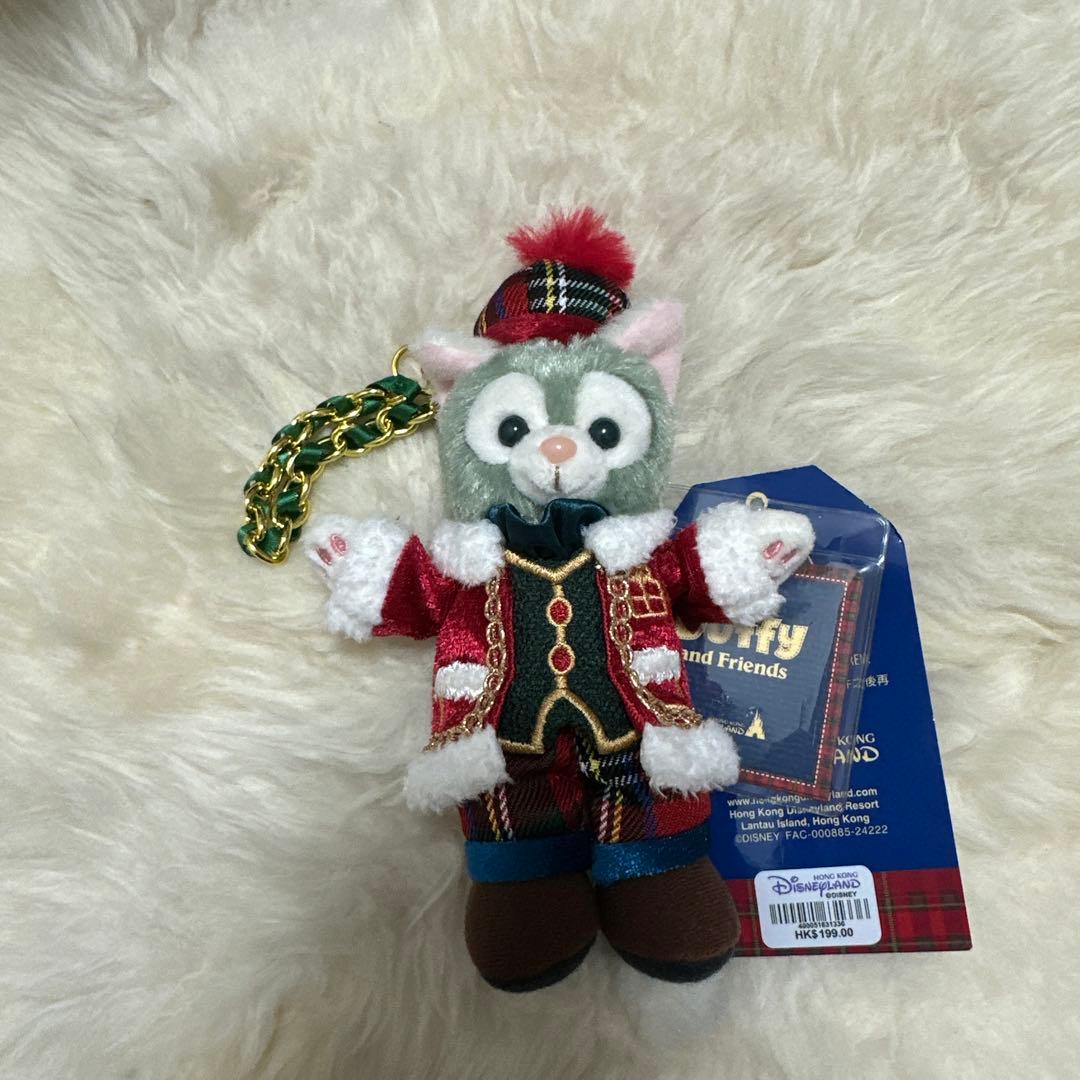 写真子発送️香港ディズニー　クリスマス　ジェラトーニぬいぐるみキーチェーン