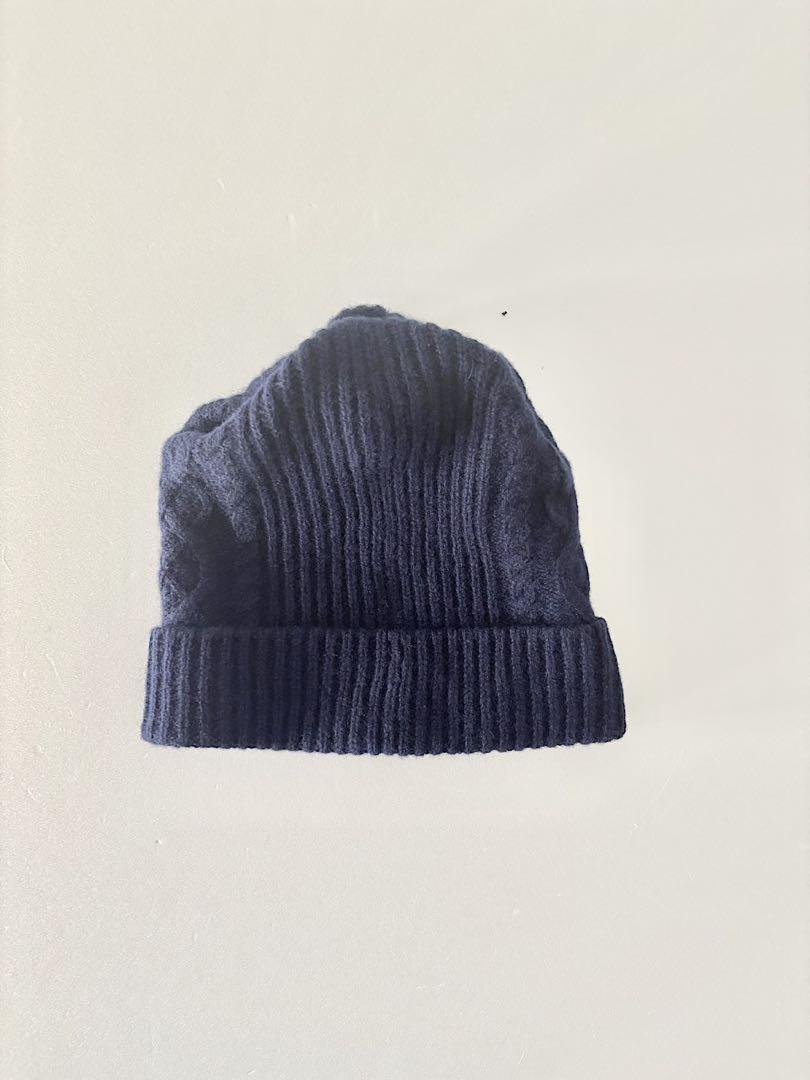【美品】mature.ha　ウールカシミヤ　ニット帽