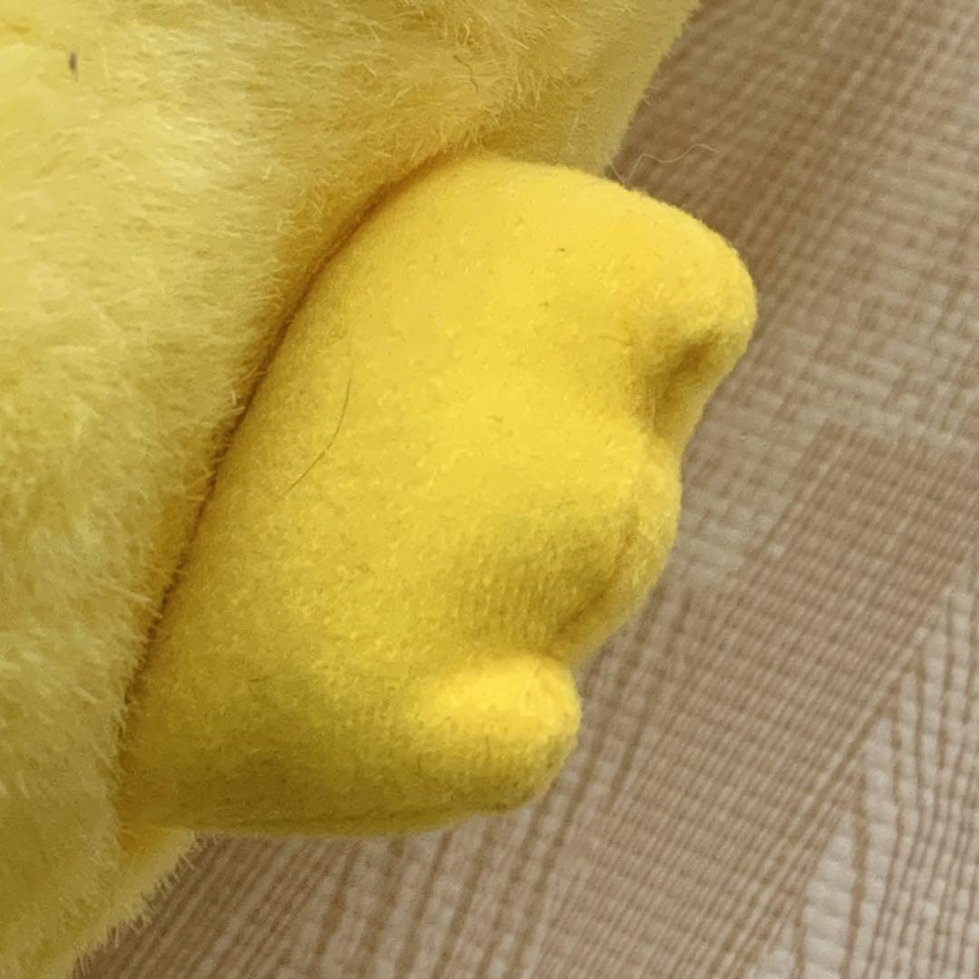 ほぼ未使用 初代 当時物 ポケモン ピカチュウ ぬいぐるみ 等身大 TOMY