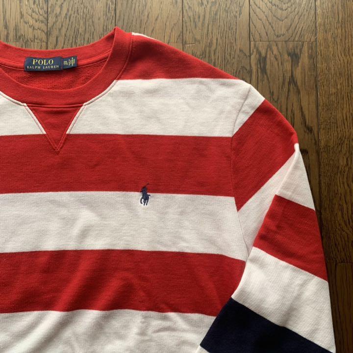 正規品安い POLO RALPH LAUREN ボーダースウェット Ble2n-m89077059248 即納高品質