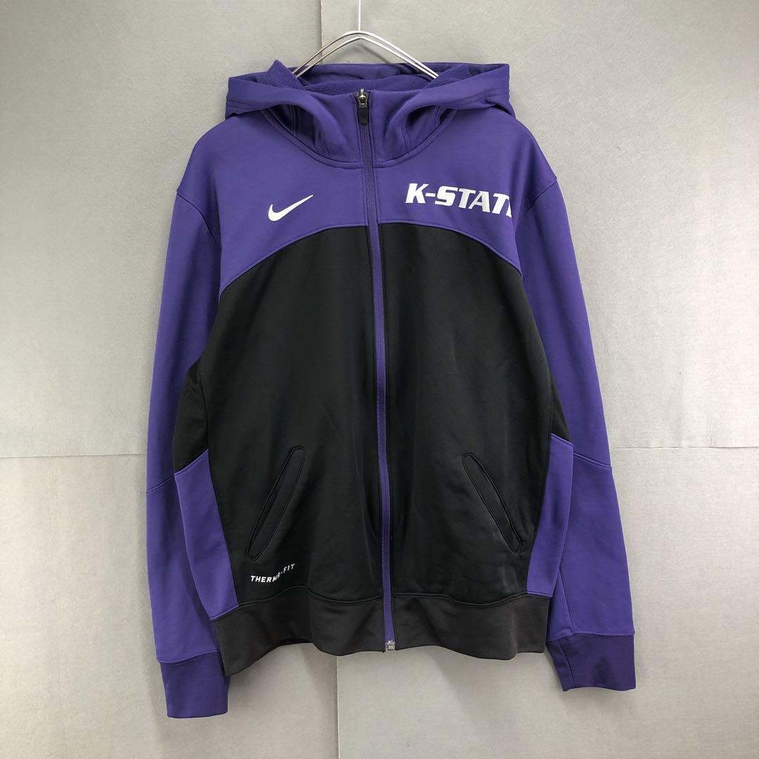NIKE ナイキ サーマフィット パーカー ジャージ メンズM 紫