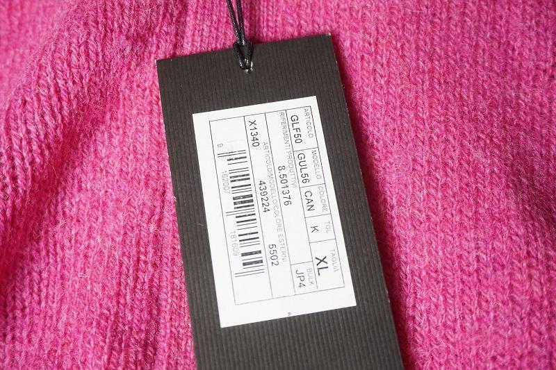 美品 GUCCI モヘア ニット カーディガン 希少XL ピンク 516O▲