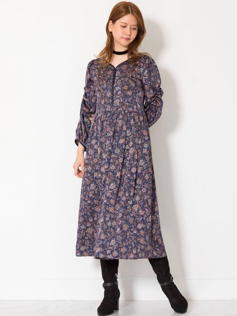 アリーペイズリーワンピース