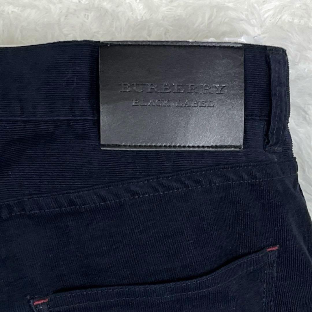 【美品】バーバリーブラックレーベル・コーデュロイパンツ・チノパン・皮パッチ・82