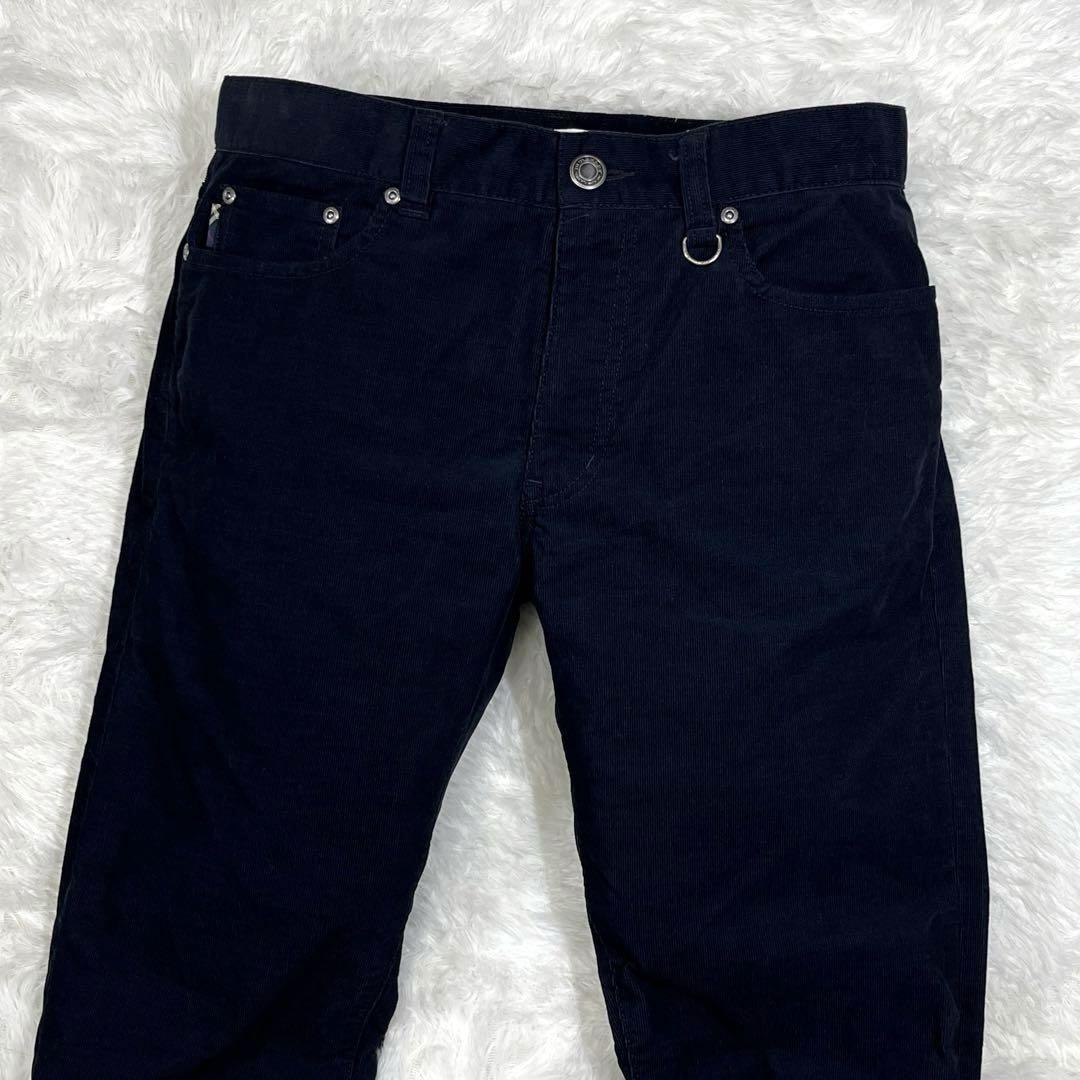 【美品】バーバリーブラックレーベル・コーデュロイパンツ・チノパン・皮パッチ・82