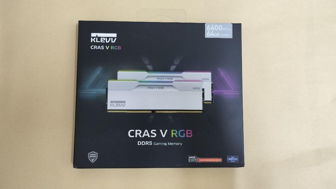KLEVV CRAS V RGB DDR5 64GB 2x32GB 6400MH