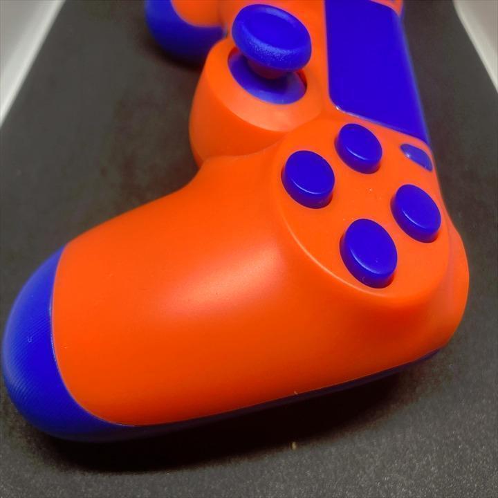 PS4 カスタムコントローラー オレンジブルー 純正 DUALSHOCK4