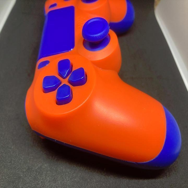 PS4 カスタムコントローラー オレンジブルー 純正 DUALSHOCK4