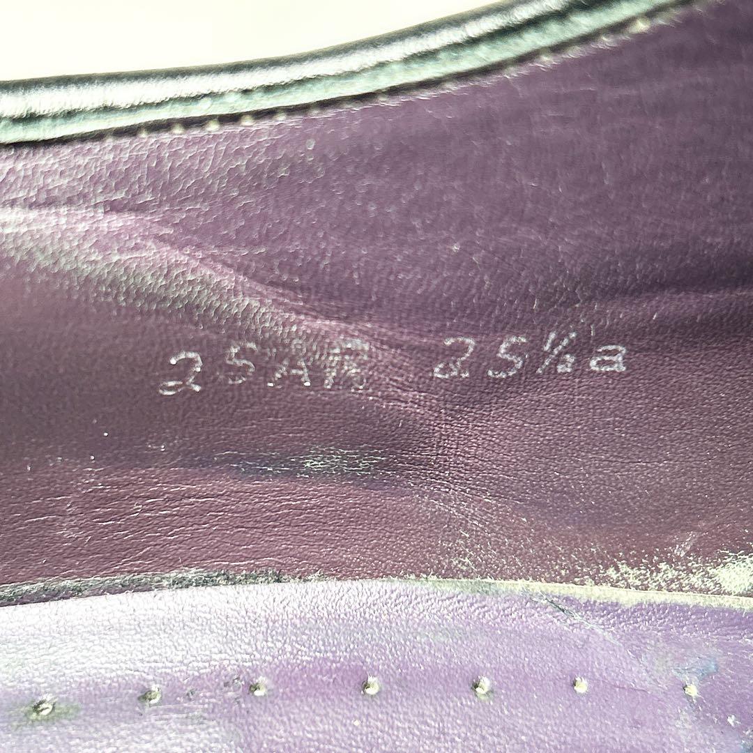 REGAL リーガル 25.5 ストレートチップ レザー 内羽根 黒 25AR