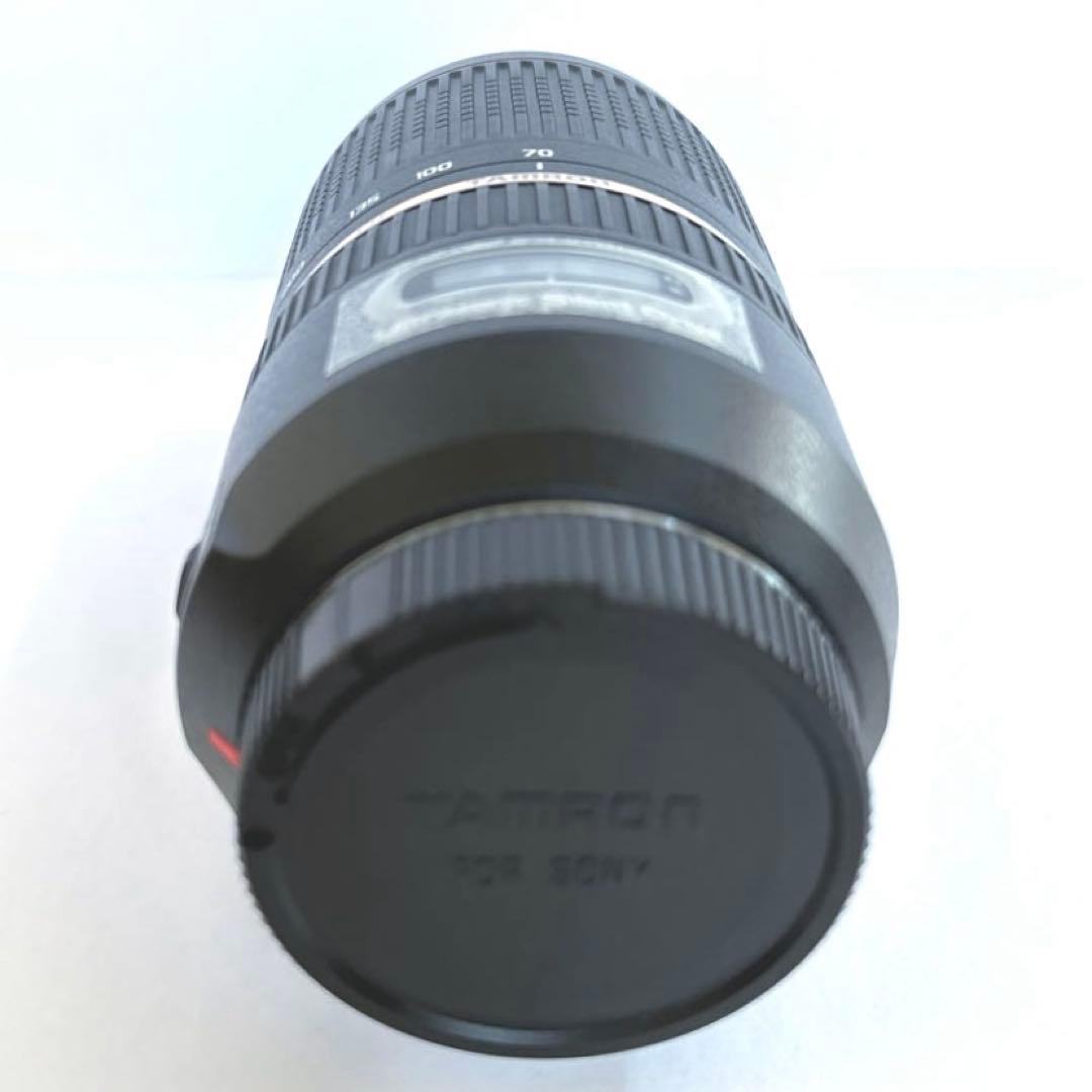 美品タムロンSP70-300mmF4-5.6DiUSDA005Sソニー用フード付 美品タムロンSP70-300mmF4-5.6DiUSDA005Sソニー用フード付