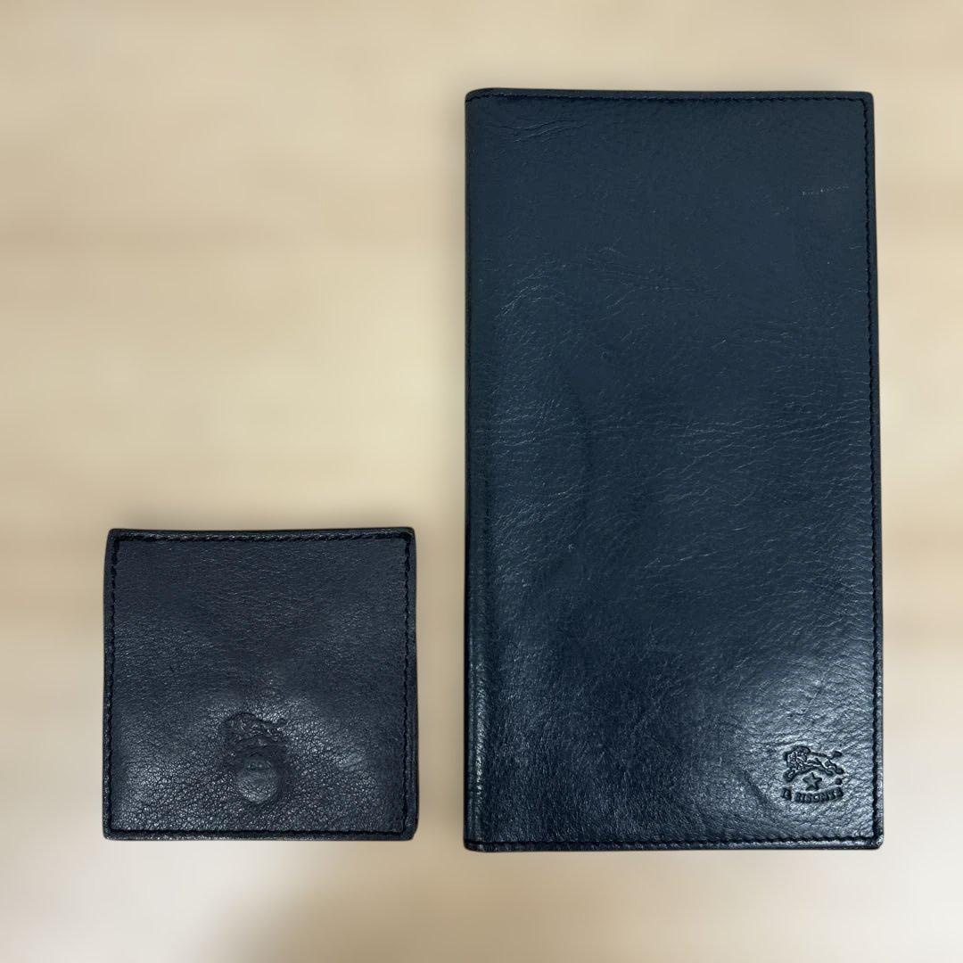 イルビゾンテ　ロングウォレット&コインパース　セット　ネイビー