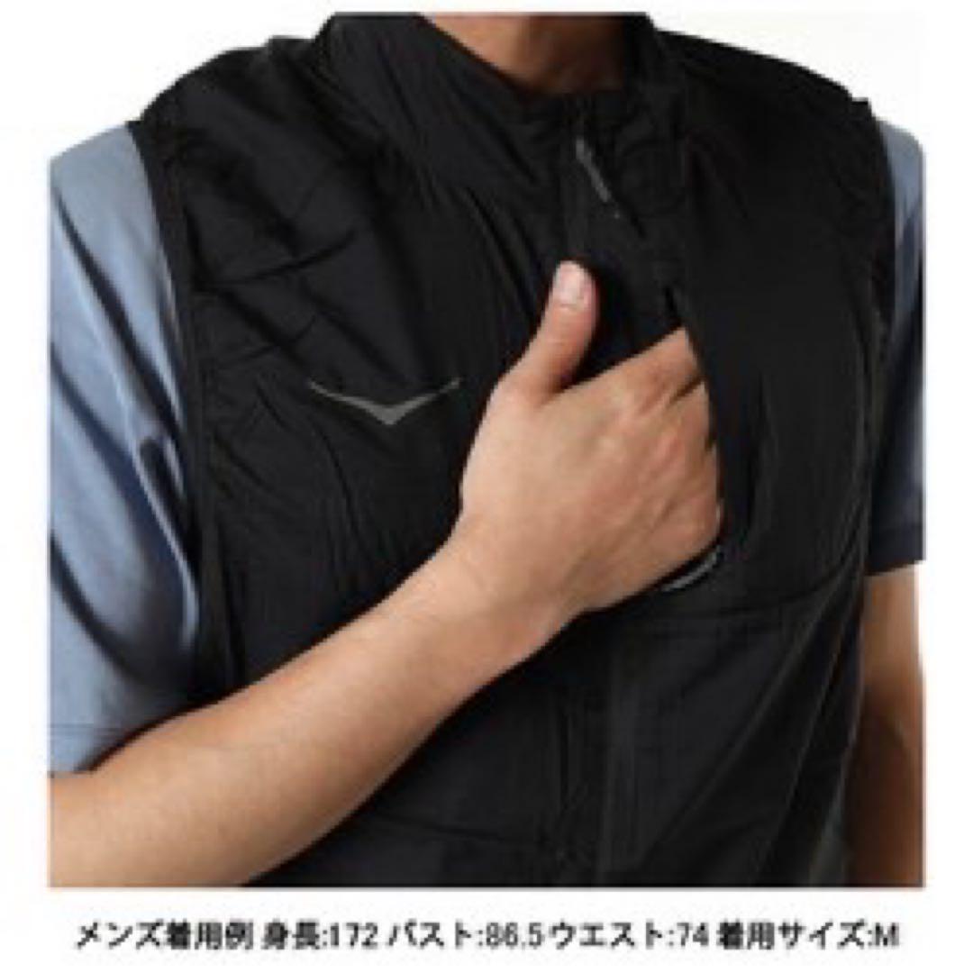 ホカ HOKA スカイフローベスト SKYFLOW VEST ブラック M