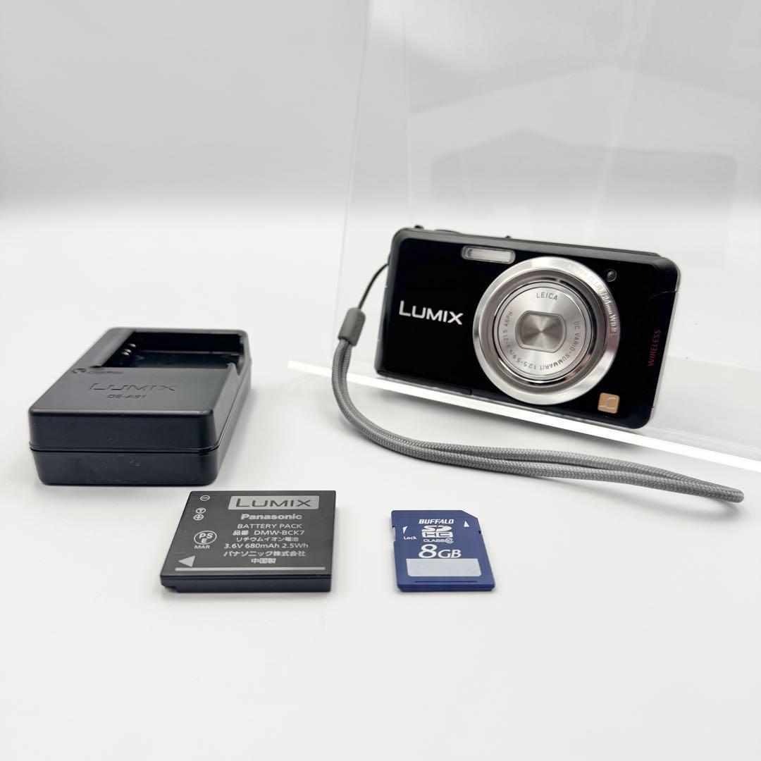 【美品・動作品】Panasonic LUMIX DMC-FX90 ブラック