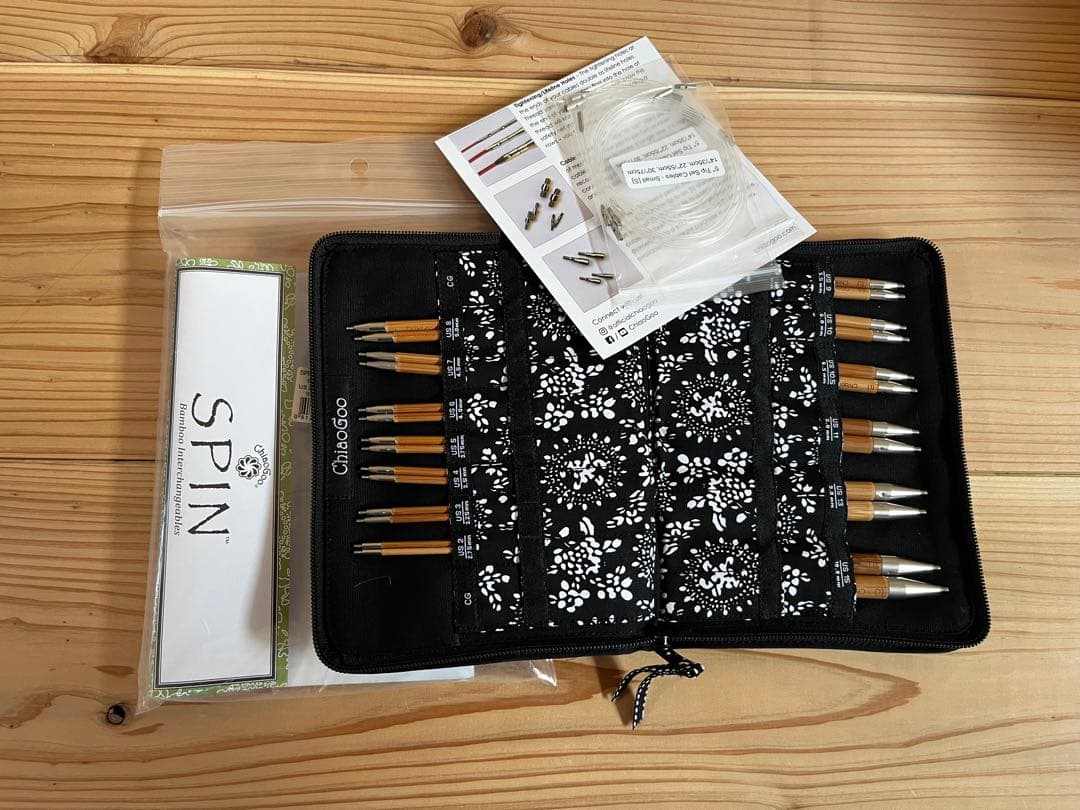 Chiaogoo bamboo completeチャオグー 付け替え輪針セット