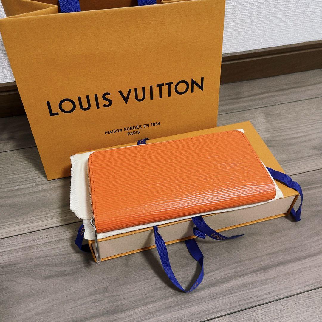 新品レア！ルイヴィトン　長財布　オレンジ　ジッピーウォレット