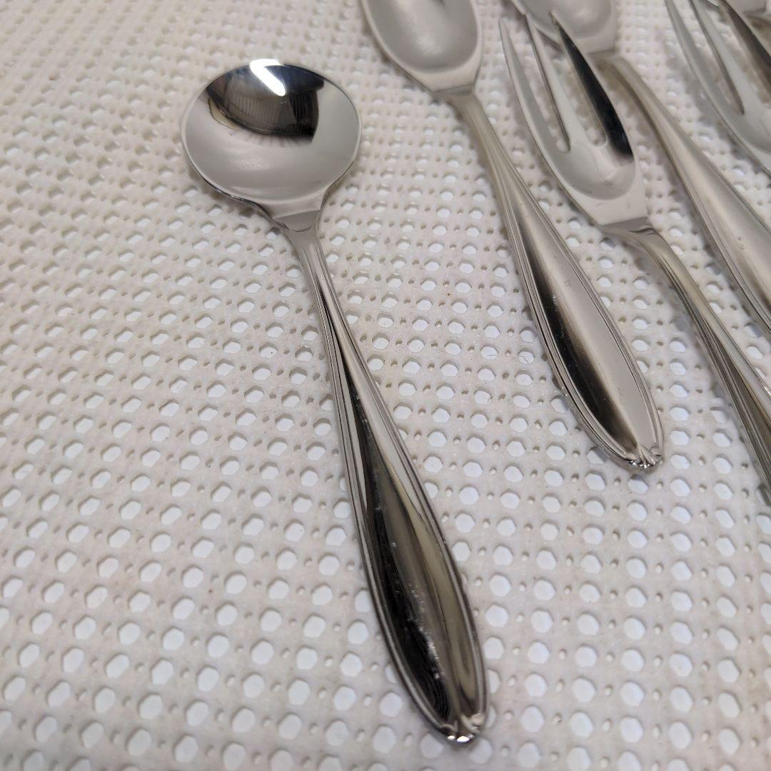 ステンレス18-10 12p スプーン・フォーク・シュガースプーン・バター