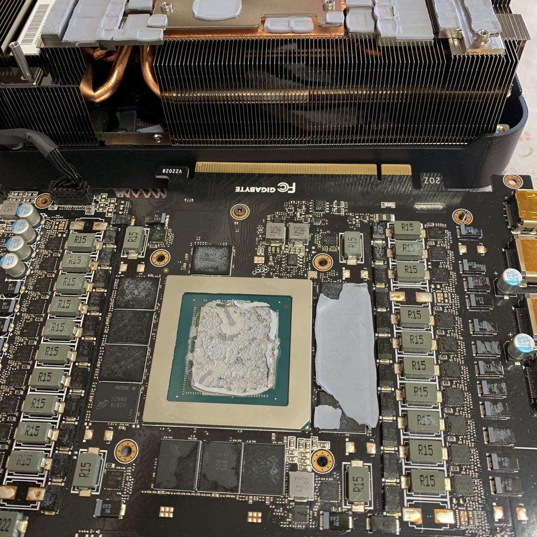 GIGABYTE GeForce RTX グラフィックボード型番不明。ジャンク品