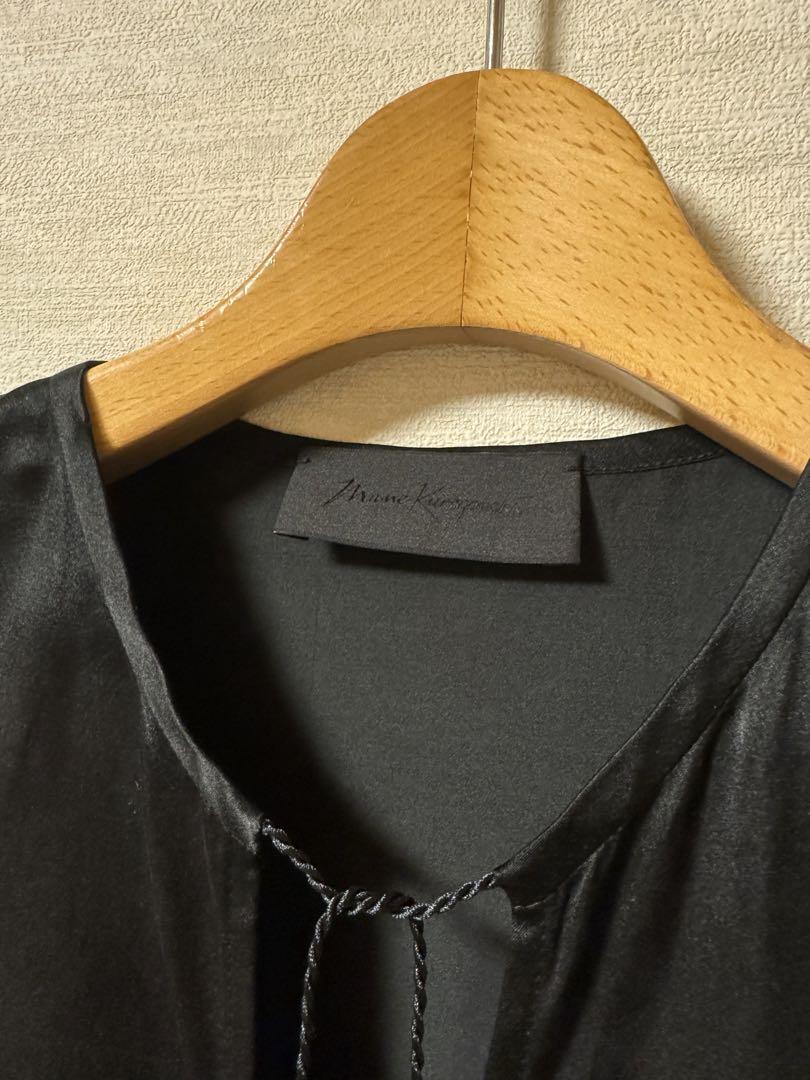 ワンピース mame Basic Silk Multi-Buttoned Dress
