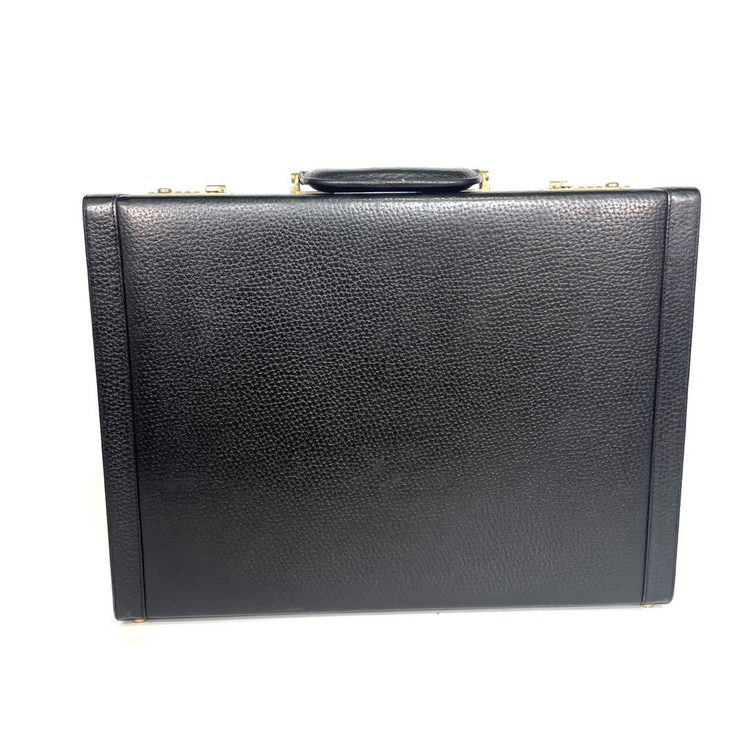 【激レア】 LOEWE ロエベ アタッシュケース ヴィンテージ ブラック レザー
