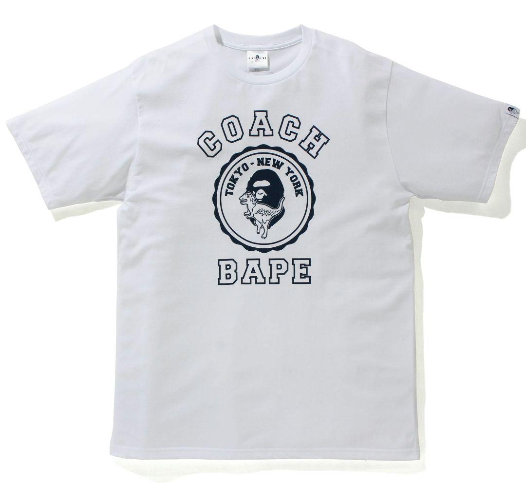 ★新品★BAPE(R)×COACH(エイプ×コーチ)グラフィック半袖Tシャツ 画像1