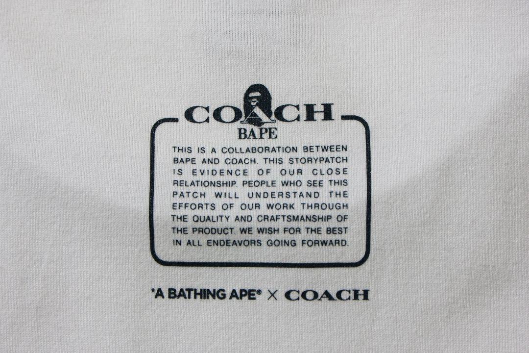 ★新品★BAPE(R)×COACH(エイプ×コーチ)グラフィック半袖Tシャツ 画像4