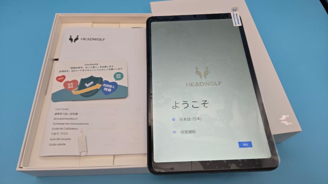 美品●「HEADWOLF FPad5」8.4インチ/Helio G99/LTE