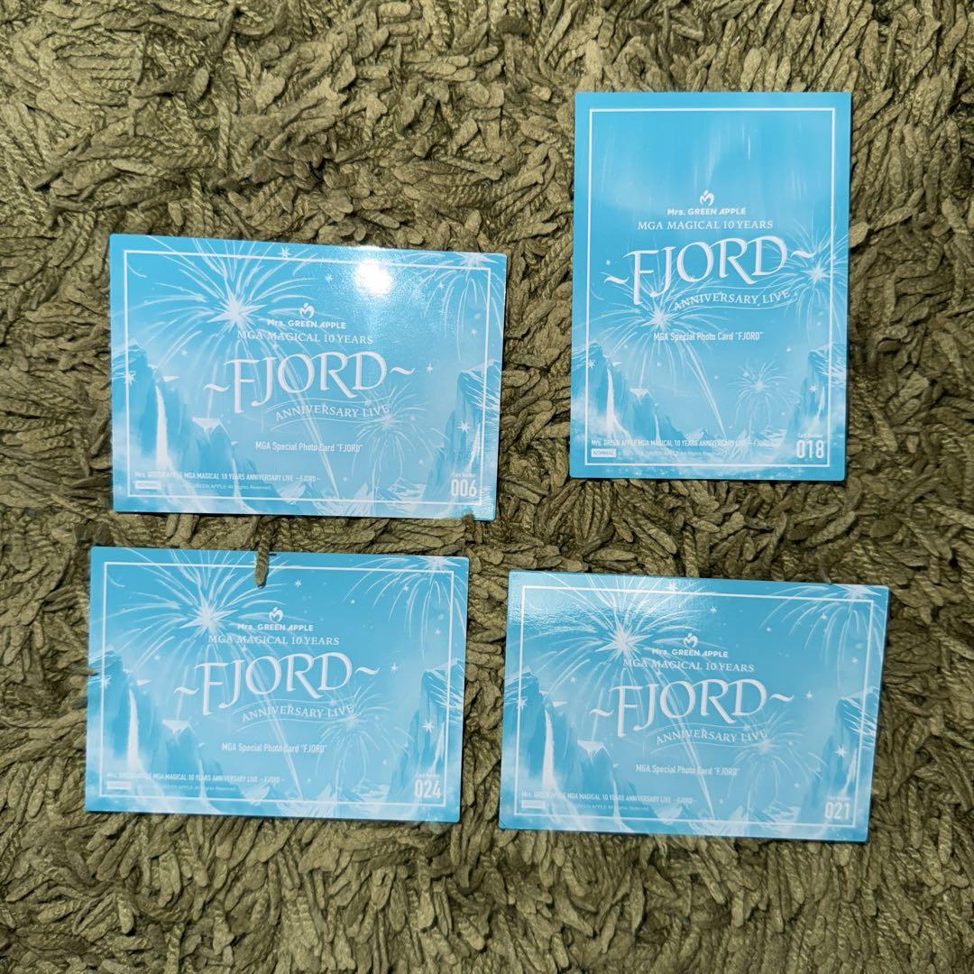 Mrs. GREEN APPLE FJORD フォトカード 若井滉斗 - メルカリ
