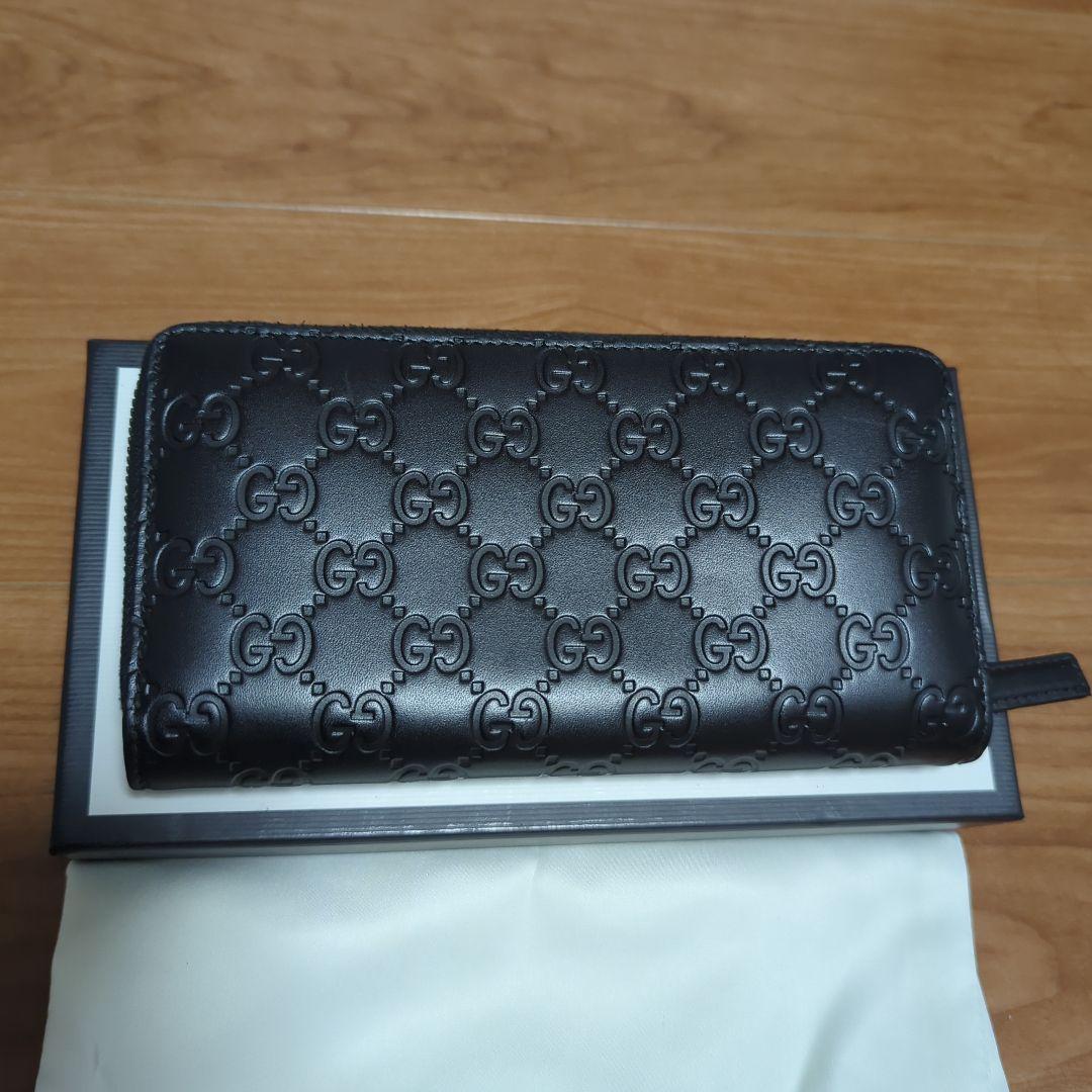 GUCCI☆GG ラウンドジップ長財布☆846465 正規品】グッチ GUCCI ラウンドジップ 長財布 GG柄 シマ レザー