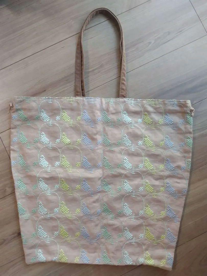ミナペルホネン mela 刺繍トートバッグminapernen