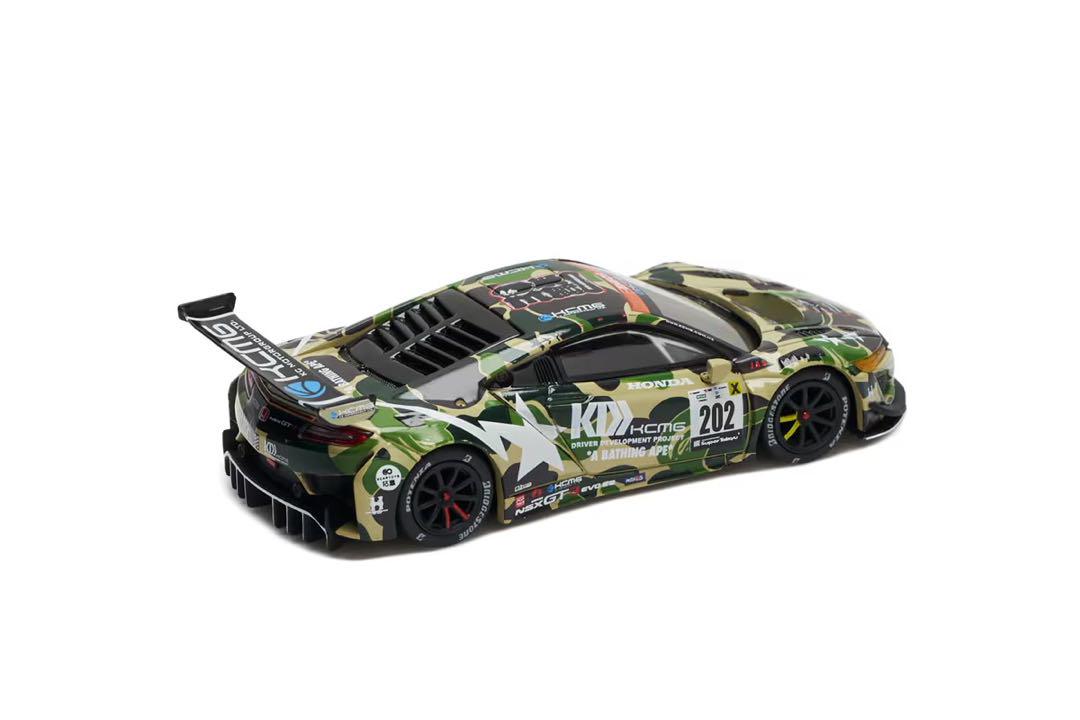 ミニカー BAPE X POPRACE HONDA NSX GT3 POPRACE x BAPE 1:64 HONDA NSX GT3 EVO22BAPE – Horizon Diecast