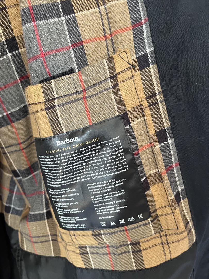 Barbour BURGHLEY ワックス コットン オーバーサイズロングコート