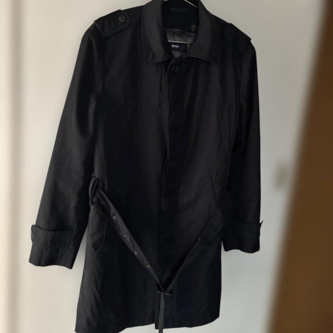 No.141 ヒューゴボス ステン コート 撥水 サイズ46M Hugo Boss