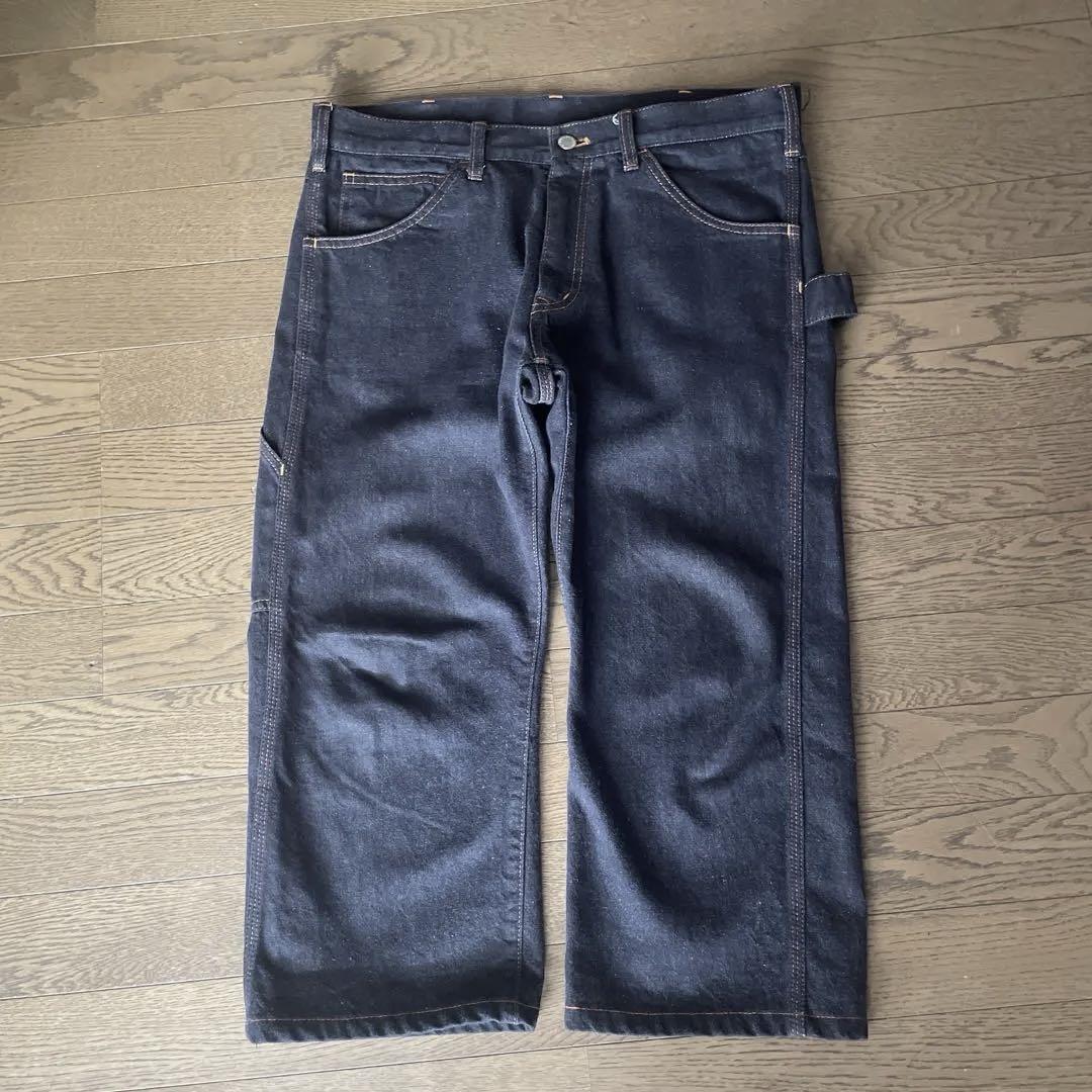 【美品】comme des garçons HOMME クロップドデニムパンツ