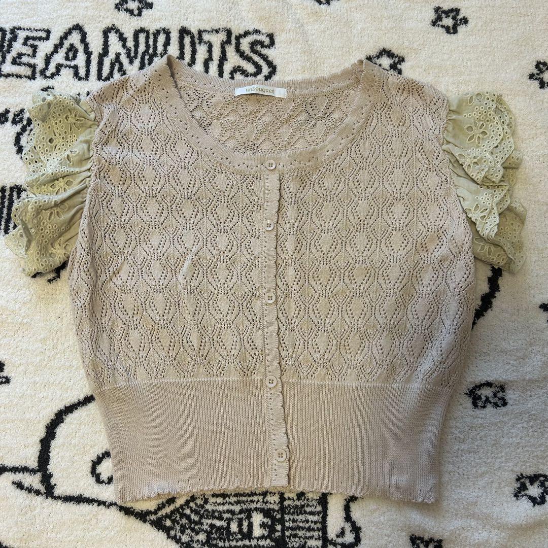 unbouquet　lace crochet tops