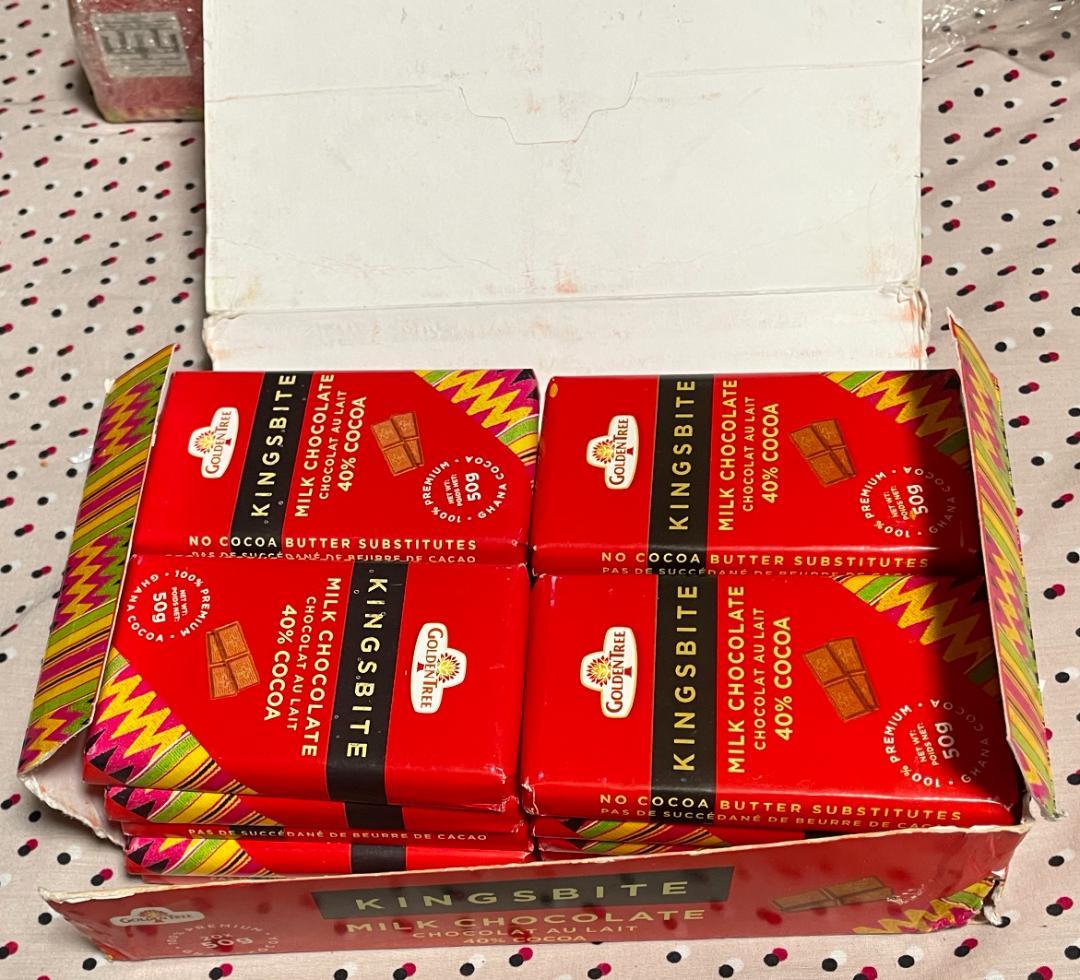 冬バーゲン☆特別送料無料!】 ガーナ産チョコレート☆50gx20個セット