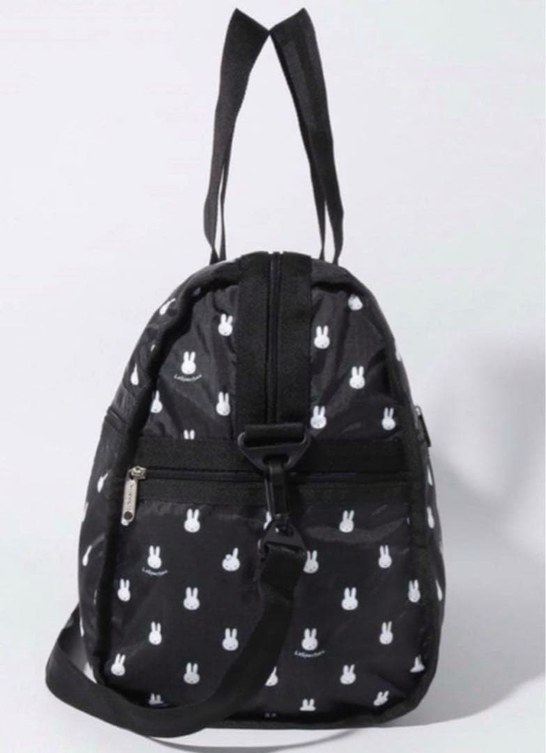新品 レスポートサック ミッフィーアンドダーンブラック ボストン