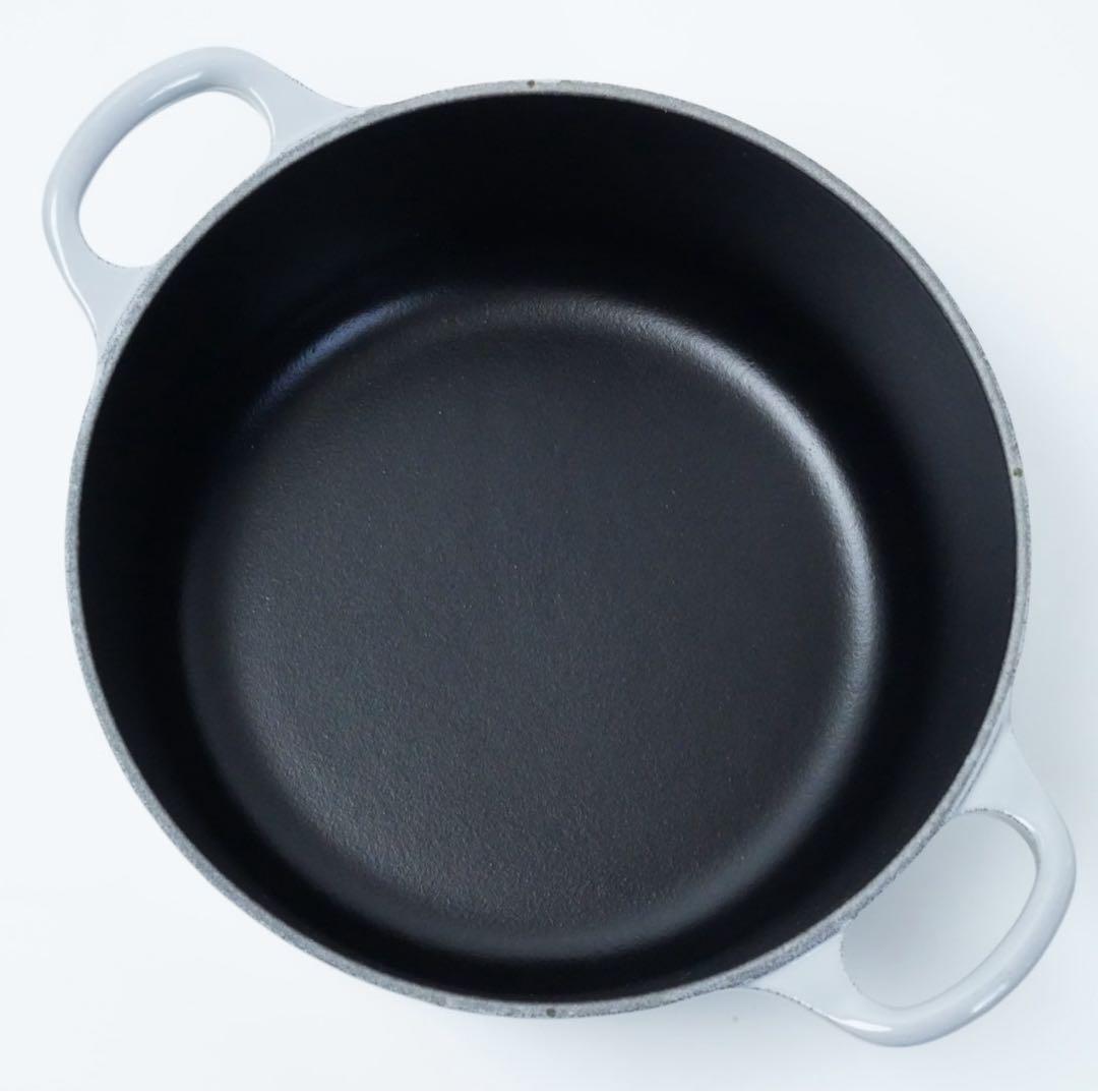 【美品】LE CREUSET　ココット ロンド ミストグレー　18cm ヨドバシ.com - ル・クルーゼ Le Creuset ココット・ロンド 18cm