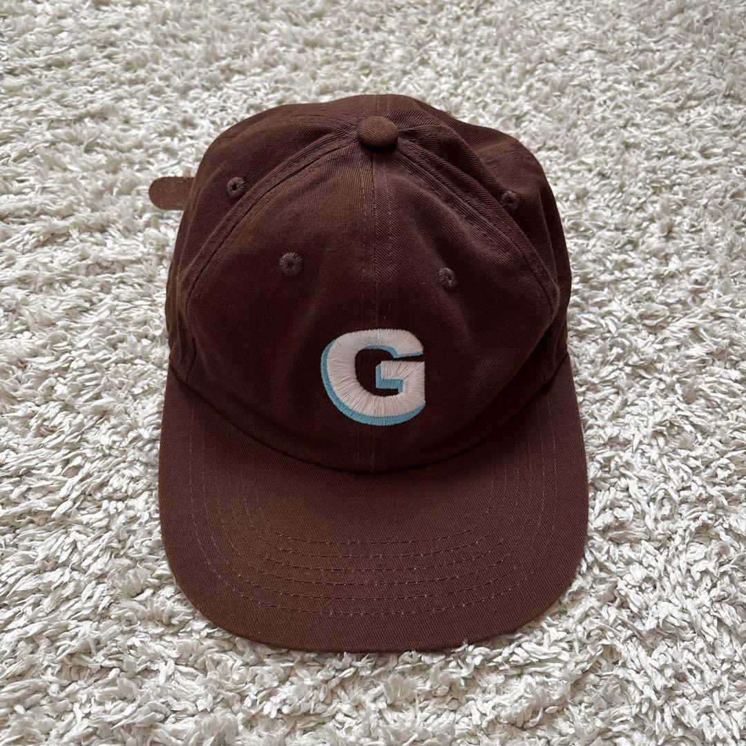 柔らかい WANG GOLF ブラウンキャップ メルカリ - 帽子