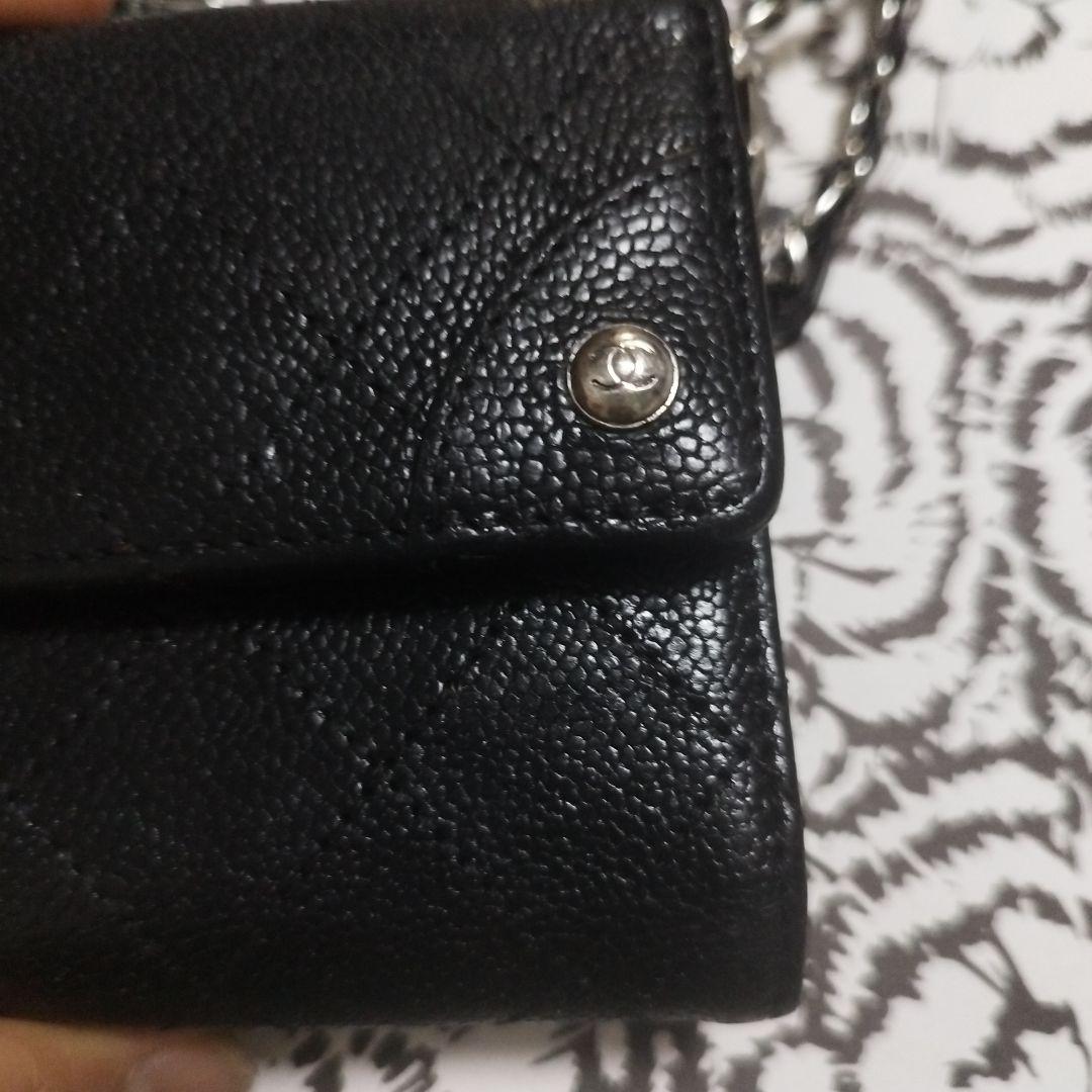 CHANEL マトラッセ ダブルホック折り財布♥ CHANEL マトラッセ ダブルホック折り財布♥
