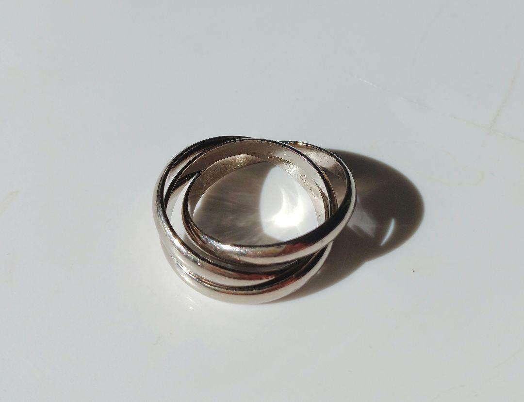 セール！Cartier カルティエ WG トリニティリング サイズ#60