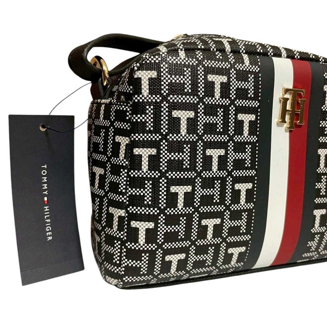 【新品未使用品】　トミーヒルフィガー ショルダーバッグ クロスボディ モノグラム トミー ヒルフィガー TOMMY HILFIGER モノグラムミニショルダー