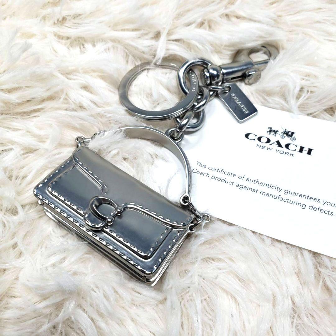 COACH コーチ 新品 希少タビー バッグ キーホルダー キーリング