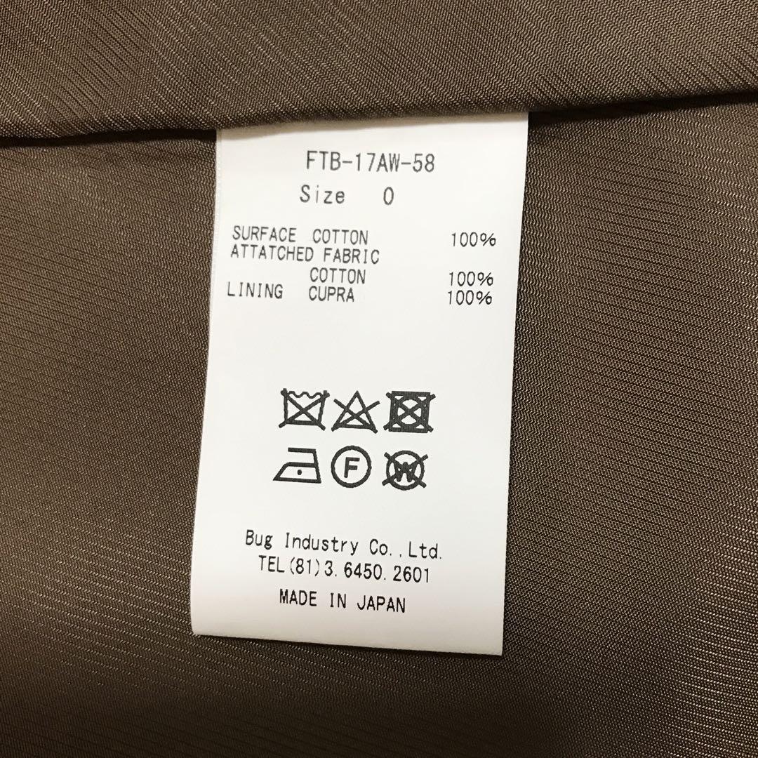 FILL THE BILL フィルザビル　トレンチコート　コーデュロイ　0