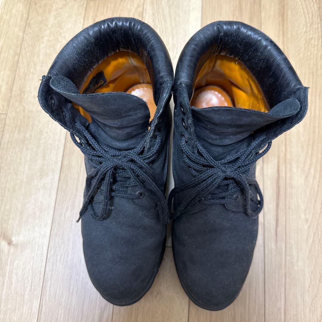 ティンバーランド ブラックレザーブーツ27cm Timberland