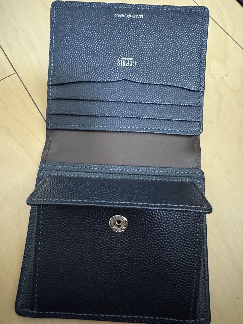 CYPRIS 二つ折り財布 黒 日本製