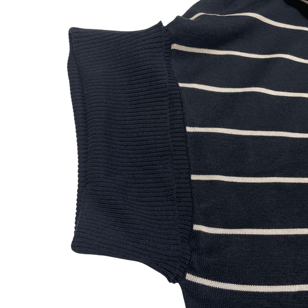 【美品】MaxMara WEEKENDLINE ボートネックチュニック 半袖 紺 美品】MaxMara WEEKENDLINE ボートネックチュニック 半袖 紺