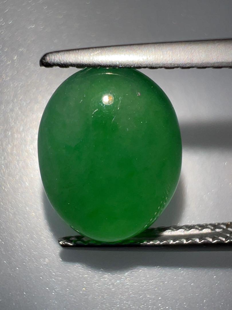 大特価」天然翡翠ルース 3.601ct KS600-93 ソーティング付き 高級